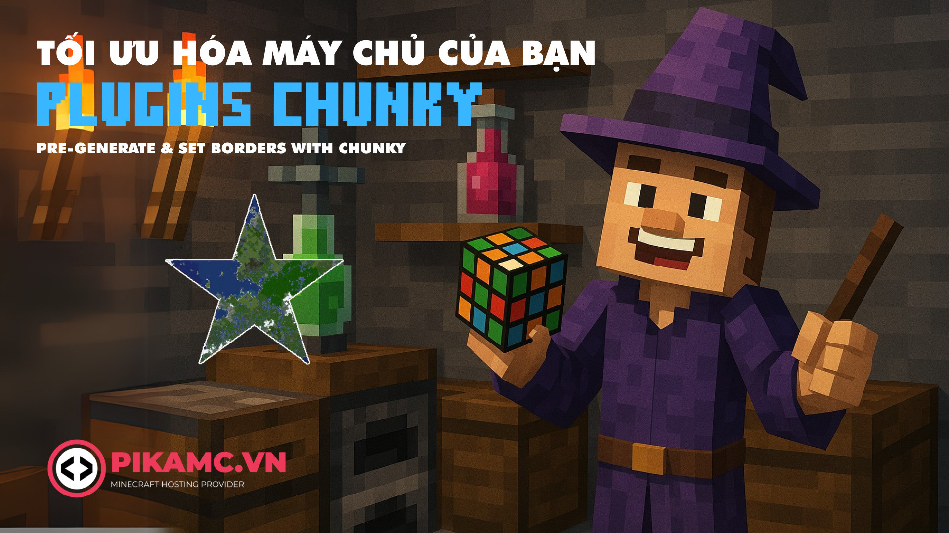 HƯỚNG DẪN CÀI ĐẶT VÀ SỬ DỤNG PLUGINS CHUNKY ĐỂ TỐI ƯU HÓA MÁY CHỦ MINECRAFT SERVER
