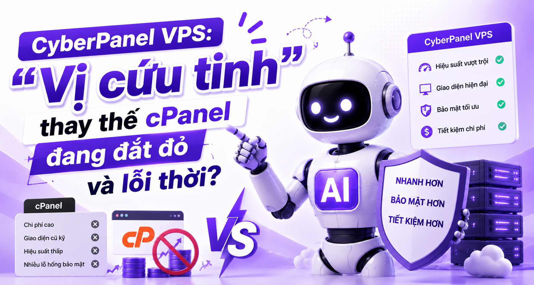 CyberPanel VPS: "Vị cứu tinh" thay thế cPanel đang đắt đỏ và lỗi thời?