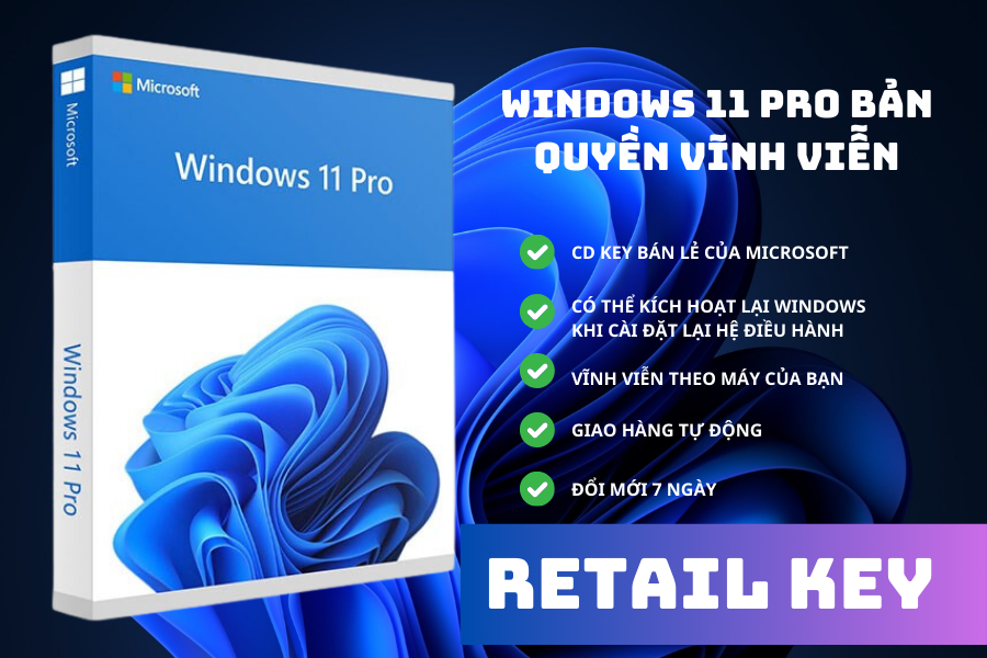 [SALE] Windows 11 Professional 1 PC - Retail
