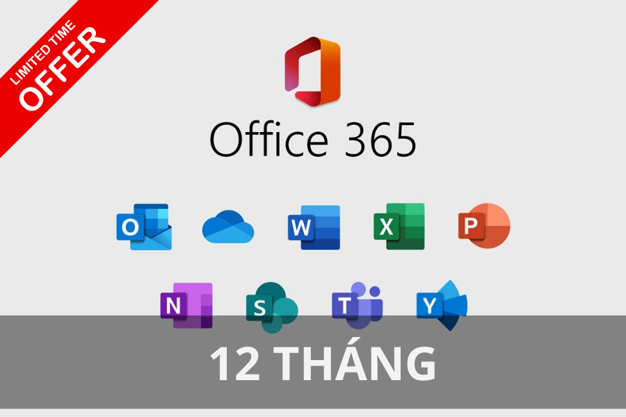 Tài Khoản Office 365 (12 tháng)